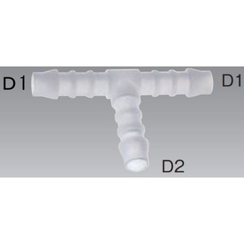 ポリフッ化ビニリデン(PVDF) 異径ユニオンティー ノーブランド