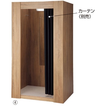 木製フィッティングルーム ストア・エキスプレス
