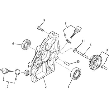 クランクケースカバー 三菱