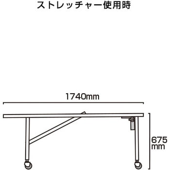 サポートサインニューストレッチャーアクリルカバー 常磐精工