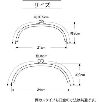 差し込み口金・丸型 バッグマイスター