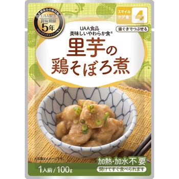 美味しいやわらか食 里芋の鶏そぼろ煮 UAA食品