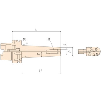 HSK-HMA ヘッドマスターアーバ(モジュラーヘッド用) HSK63A マンヨーツール