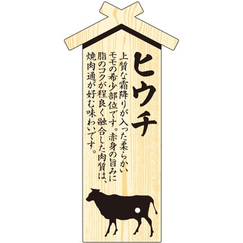 精肉札 部位プレート ササガワ