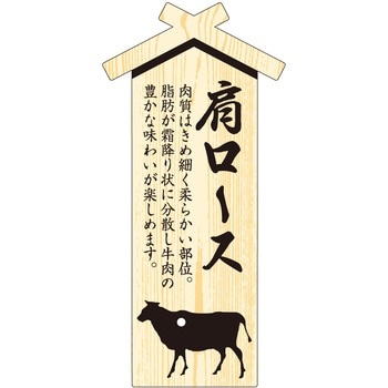 精肉札 部位プレート ササガワ