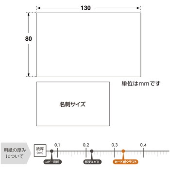 手書きPOP用カード 黄金比カード ササガワ