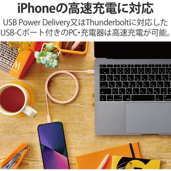 ライトニングケーブル Type-C-Lightning 1m エレコム
