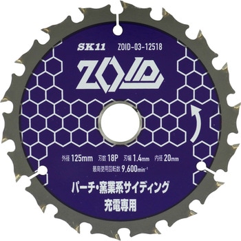 ZOIDチップソー パーチ窯業 SK11