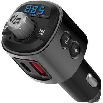 Bluetooth FMトランスミッター フルバンド USB2ポート 自動判定 カシムラ