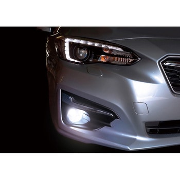 LEDフォグバルブ 6500K HB3，HB4タイプ - カシムラ