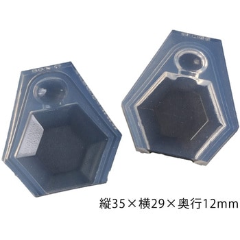 香水ボトル 六角体 シリコン製 亀島商店