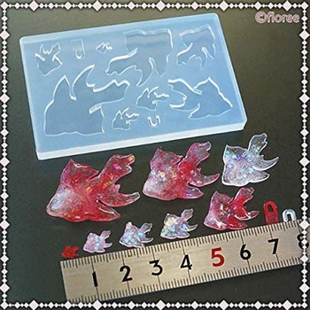 金魚Aシルエット シリコン製 亀島商店