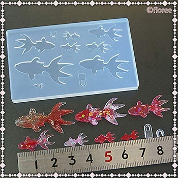 金魚Bシルエット シリコン製 亀島商店