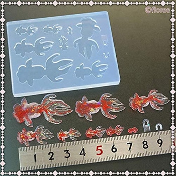 金魚Cシルエット シリコン製 亀島商店