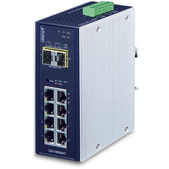 産業用スイッチングハブ マネージド(管理型)ギガ8ポート 2.5G SFP 2ポート PLANET Technology