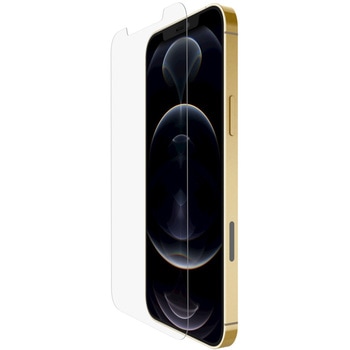 OVA070ZZ iPhone13 Pro Max用抗菌画面保護強化ガラスフィルム EZトレイ付 BELKIN(ベルキン)