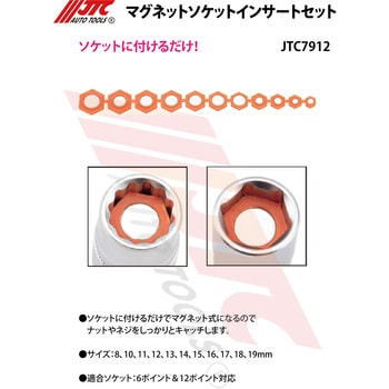 マグネットソケットインサートセット JTC