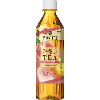 キリン 午後の紅茶 Fruit×Fruit TEA 白桃&黄桃 500mlPET 1箱(500mL×24