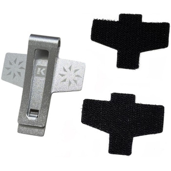 KMX-GLCLP-SV KEMEKO ケメコ 汎用ゴーグルクリップ 面ファスナー着脱式(SILVER) Kemeko 73225629