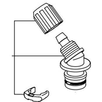 A-4321 45���ڑ��G���{ASSY INAX(LIXIL) 73375499