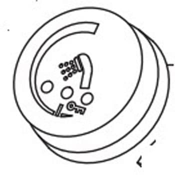 A-8091-21 �{�^��ASSY INAX(LIXIL) 73375989