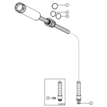 A-8518 �V�����[�z�[�XASSY INAX(LIXIL) 73377590