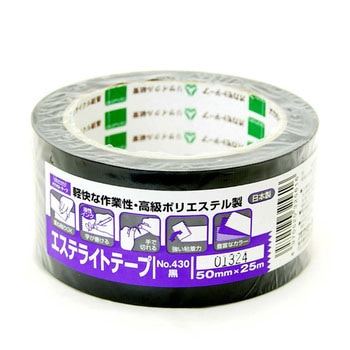 エステライトテープ No.430カラー オカモト 布テープ 【通販モノタロウ】