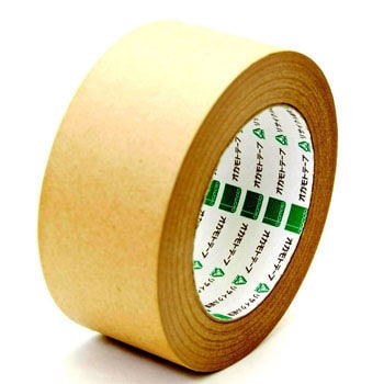 オカモト クラフトテープ No.204 クリーム 巾50mm×長さ50m×厚さ0.14mm