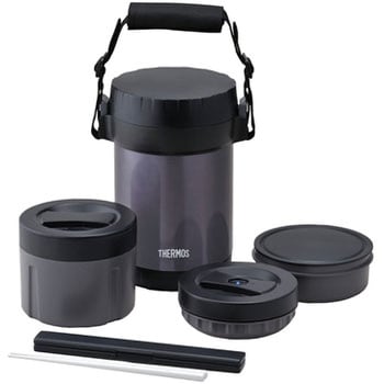Amazon｜THERMOS ステンレスランチジャー 1.1合 ブラック JBE