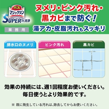バスマジックリン SUPER泡洗浄 グリーンハーブの香り 業務用 花王