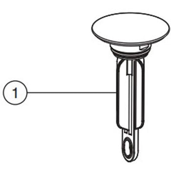 A-5895 �r����ASSY(�p�b�L���L�A�r�����J�o�[�L) INAX(LIXIL) 1�� A-5895 73394155