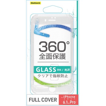 iPhone13Pro専用360度全面保護のフルカバーケース&光沢ガラス クリア OWLTECH(オウルテック)
