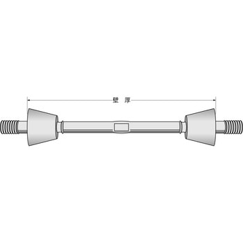 丸セパレーター W5/16 B パック入り 10本 - コンドーテック