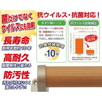 抗菌・抗ウイルス手すり - ハイロジック