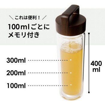 ガラス製ティーボトル Link 2 Japan