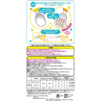 アンパンマン ベビースプーン&フォーク(ステンレス) LEC(レック)