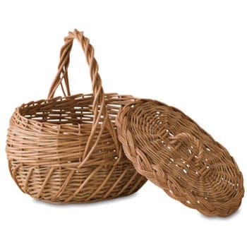 ウィッカーバスケット - ポッシュリビング