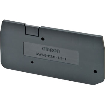 DINレール端子台 プッシュインタイプXW5T用 終端板 omron(オムロン)