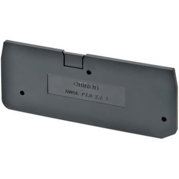 DINレール端子台 プッシュインタイプXW5T用 終端板 omron(オムロン)
