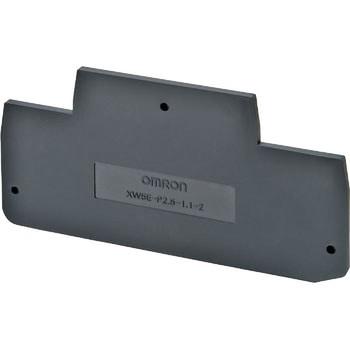 DINレール端子台 プッシュインタイプXW5T用 終端板 omron(オムロン)