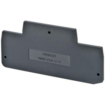 DINレール端子台 プッシュインタイプXW5T用 終端板 omron(オムロン)