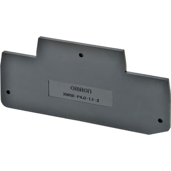 DINレール端子台 プッシュインタイプXW5T用 終端板 omron(オムロン)