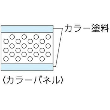 ウッドラックパネル カラー パステルブルー 5mm厚 910×1820 色板 20枚梱包 - デュポン・スタイロ(旧ダウ化工)