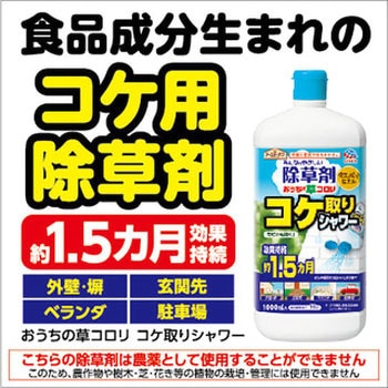 アースガーデン おうちの草コロリ コケ取りシャワー アース製薬