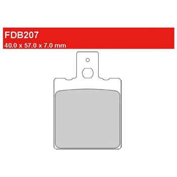 FDB207EF ECO Friction FERODO(tF[h) 73498224