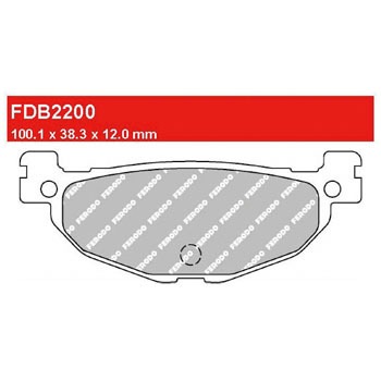 FDB2200EF ECO Friction FERODO(tF[h) 73498312