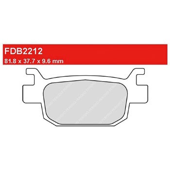 FDB2212EF ECO Friction FERODO(tF[h) 73498328