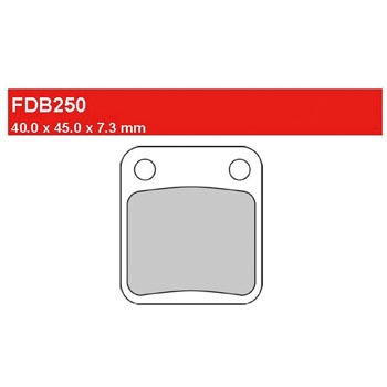 FDB250EF ECO Friction FERODO(�t�F���[�h) 73498355
