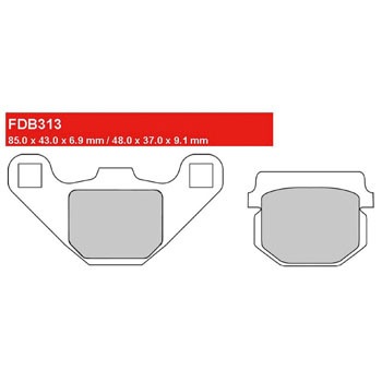 FDB313EF ECO Friction FERODO(�t�F���[�h) 73498373