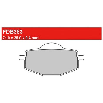 FDB383EF ECO Friction FERODO(�t�F���[�h) 73498398